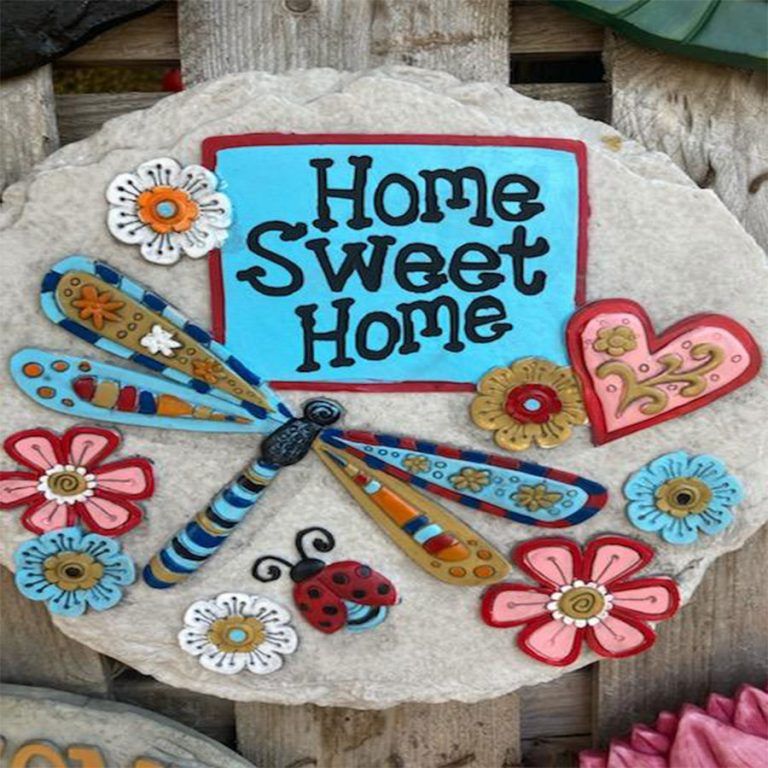 Home Sweet Home Stepping Stone - Dee-Sign Landscaping &amp; Garden Shop in Home Sweet Home Stepping Stone