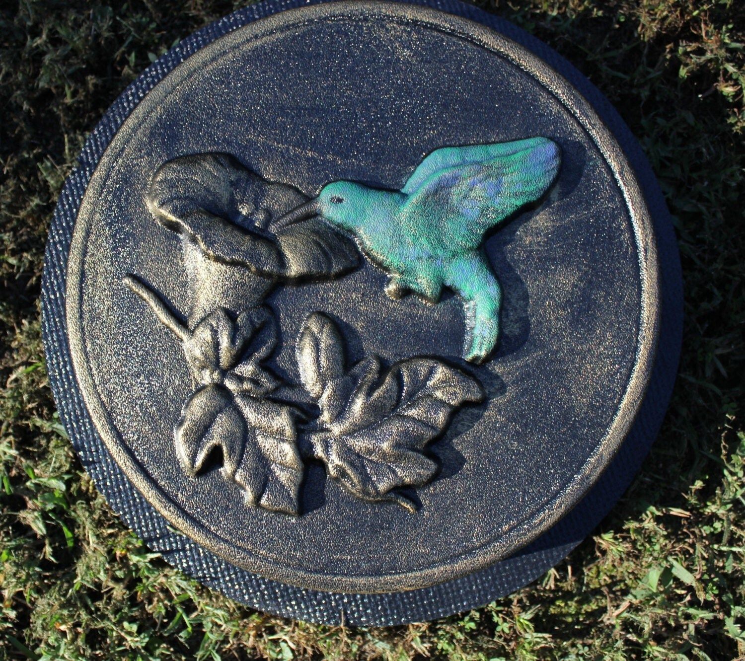 Hummingbird Stepping Stone Mold Concrete Cement Mould Garden regarding Birds In Flight Stepping Stone Mold