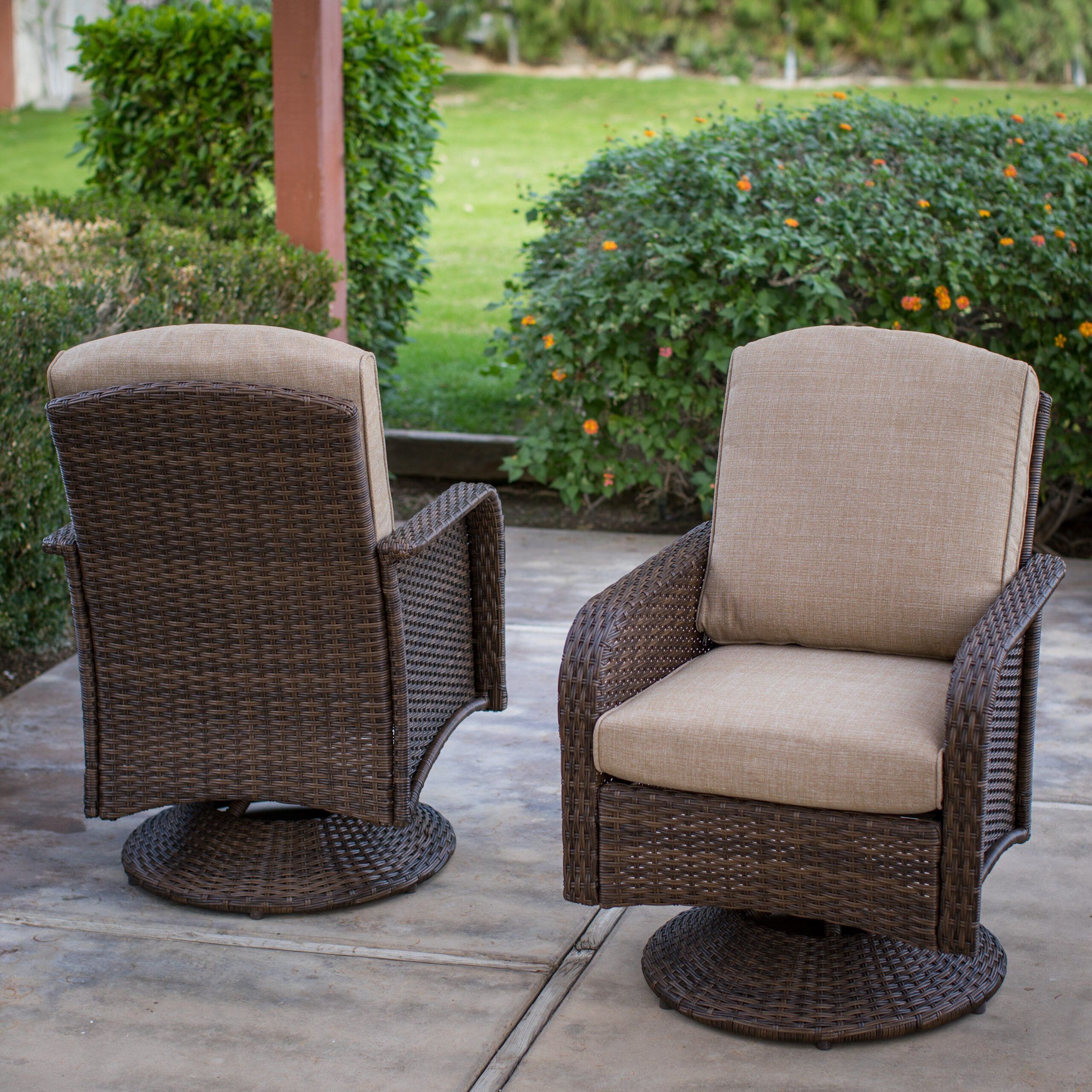 Incredible Outdoor Swivel Chairs Set Of 2 Ideas - Goeco throughout Caring for Your Santa Fe Terracotta Wicker Furniture A Comprehensive Guide