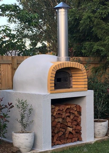 Italian Wood Fired Pizza Oven - Mediterranean - Patio - Gold Coast ... within Unlocking the Secrets of Perfect Wood-Fired Pizza with Solé Gourmet Italia