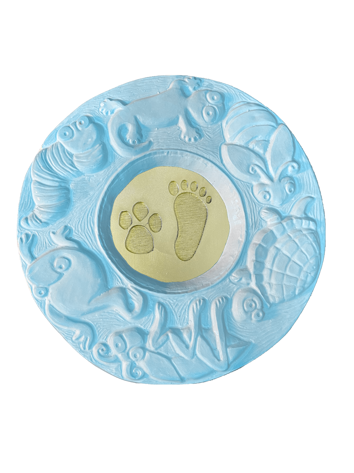 Kids Critters Handprint Stepping Stone Mold | Garden Molds for Kid's Handprint Stepping Stone Mold
