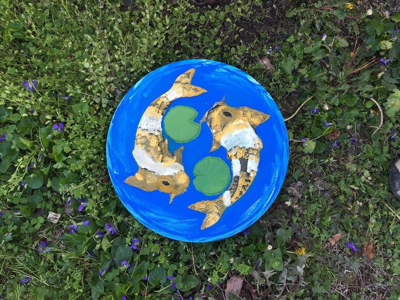 Koi Fish Stepping Stone Mold Concrete Cement Garden Path | Etsy Uk with Troubleshooting Common Problems in Fish in Water Stepping Stone Creation