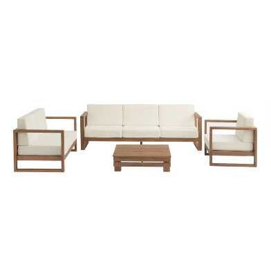 Light Brown Eucalyptus Segovia Outdoor Occasional Collection within Expert Tips for Maintaining the Segovia Light Brown Eucalyptus Outdoor Couch