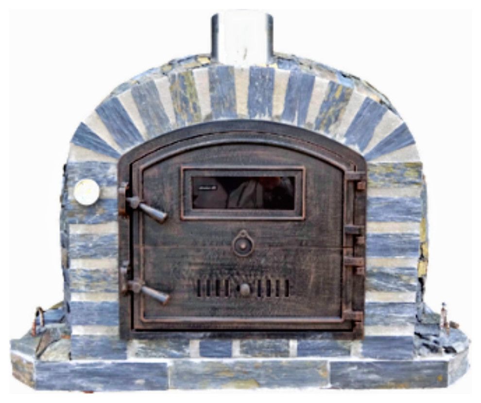 Lisboa Pizza Oven Stone Finish- Premium - Traditional - Outdoor Pizza Ovens - By Authentic Pizza ... intended for Lisboa Pizza Oven Stone Finish- Premium