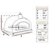 Lisboa Pizza Oven Stone Finish- Premium - Traditional - Outdoor Pizza Ovens - By Authentic Pizza ... throughout Lisboa Pizza Oven Stone Finish- Premium