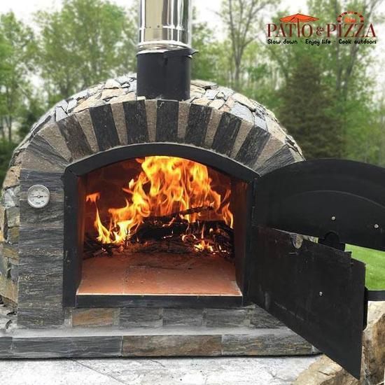 Lisboa Premium Brick Pizza Oven With Stone Finish | Brick Pizza Oven, Outdoor Oven, Outdoor for Lisboa Pizza Oven Stone Finish- Premium