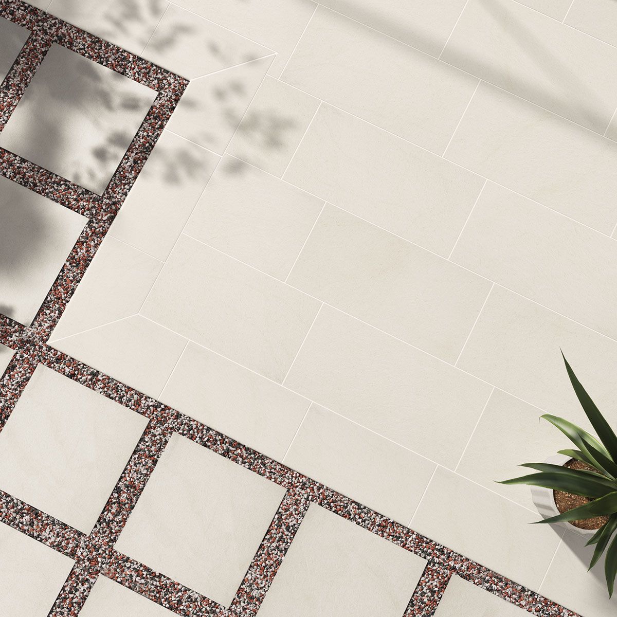 Livingstyle Cream Arterra Pavers - Arterra Pavers From Msi throughout Paver Livingstyle Cream 24X24 Porcelain Paver, 52 Sft