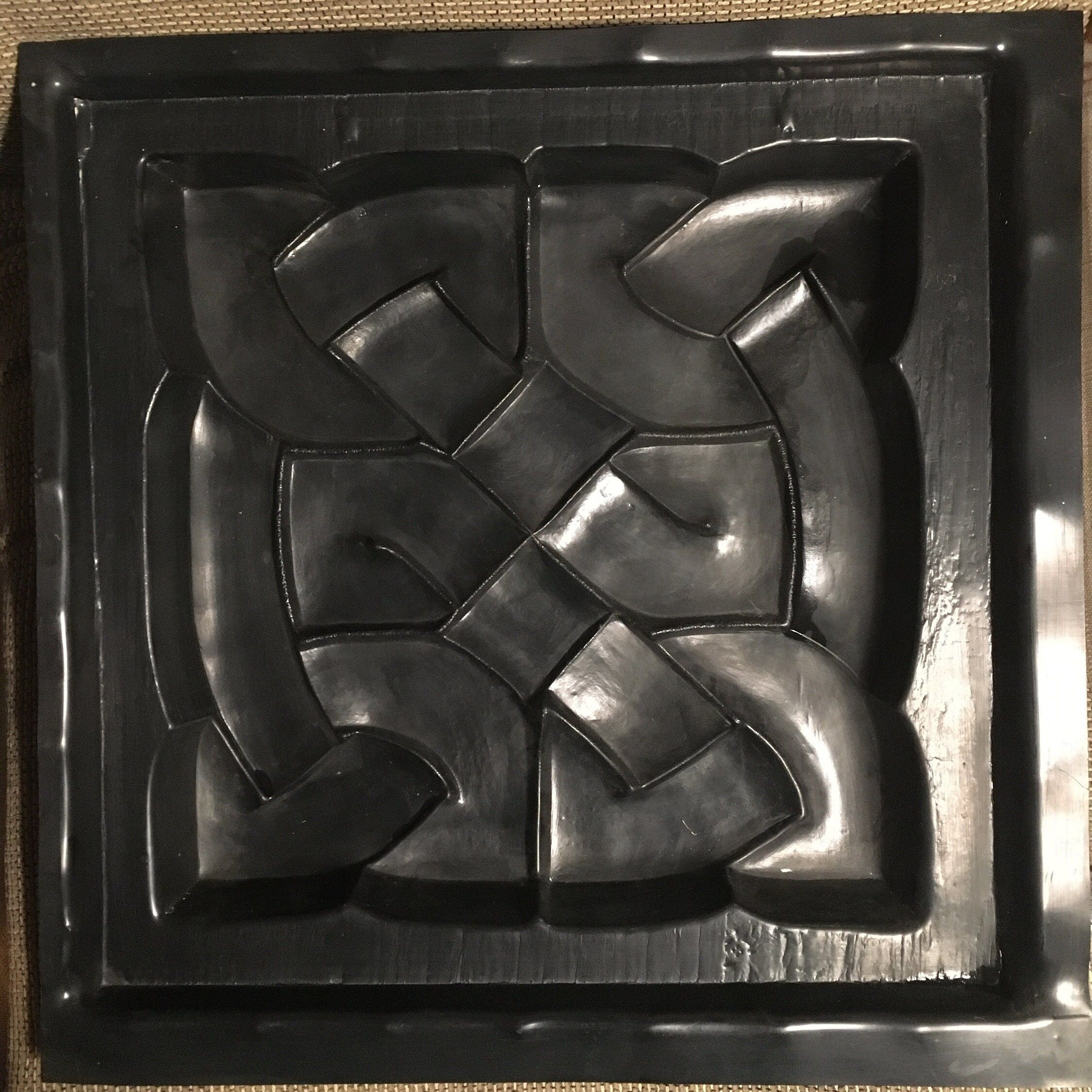 Molds For Celtic Knot Labyrinth Stepping Stones, From Hand-Sculpted ... pertaining to Beyond the Basics Advanced Techniques with Celtic Square Stepping Stone Molds