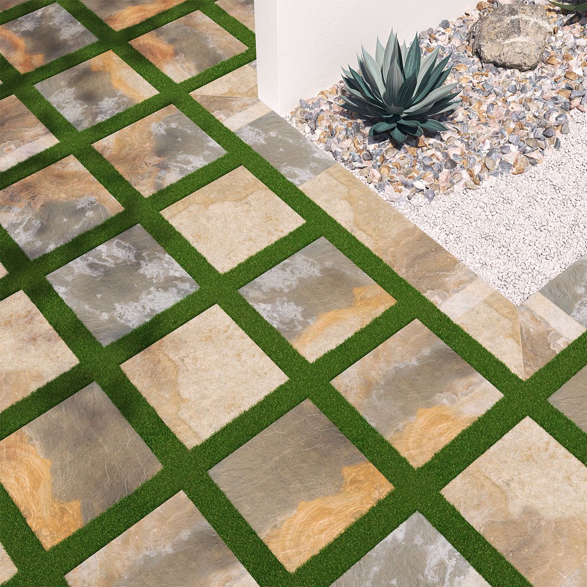 Mystique Multicolor Arterra Pavers - Arterra Pavers From Msi with regard to Mystique Multicolor 24X24 Porcelain Paver, 52 Sft