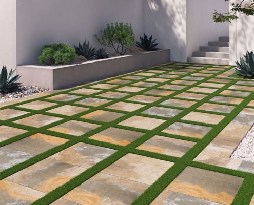 Mystique Multicolor Porcelain Paver - Palermo Tiles with regard to Mystique Multicolor 24X24 Porcelain Paver, 52 Sft