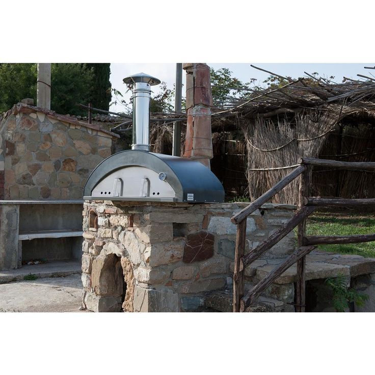 Necessories Pizzaiolo 40 In. Stainless Steel Wood-Fired Outdoor Pizza Oven Pizzaiolo - The Home ... with regard to Maximizing Heat Retention and Distribution with Premium Pizza Oven Stone Finishes
