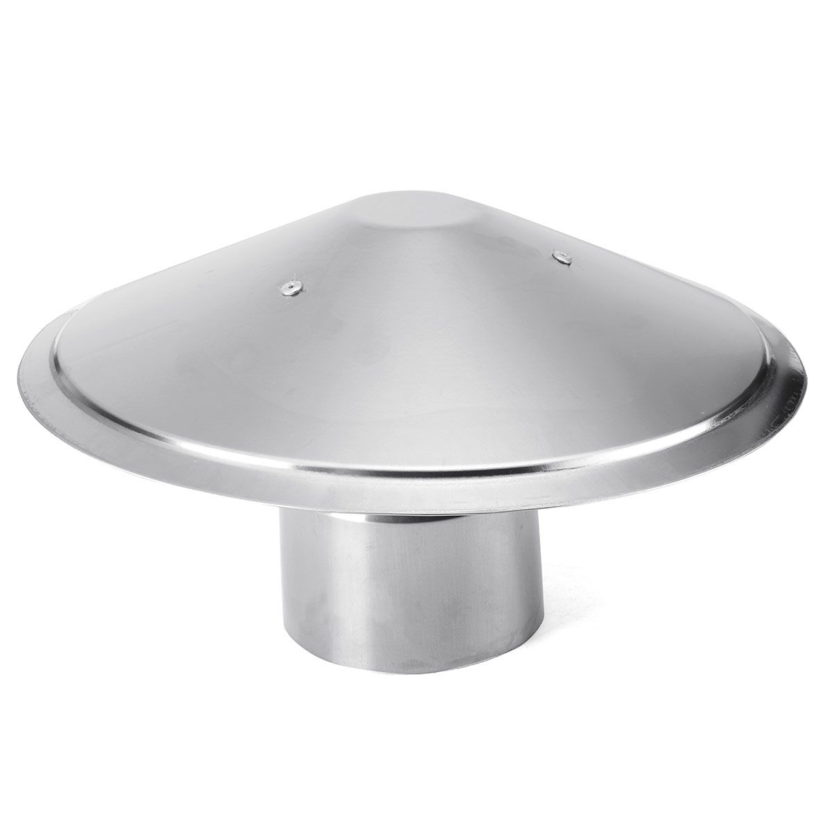 New 8 Inch Stove Pipe Chimney Cap Galvanized Iron Mushroom Shaped Roof ... throughout Protecting Your Home Top to Bottom The Importance of a Chimney Pipe with Cap