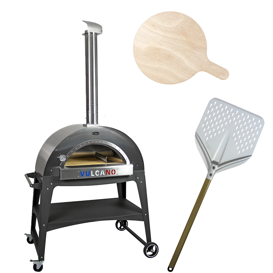New Vesuve Pizzaiolo Pizza Oven Pack | Vulcano France for New Pizzaioli Pizza Oven Stone Finish - Premium
