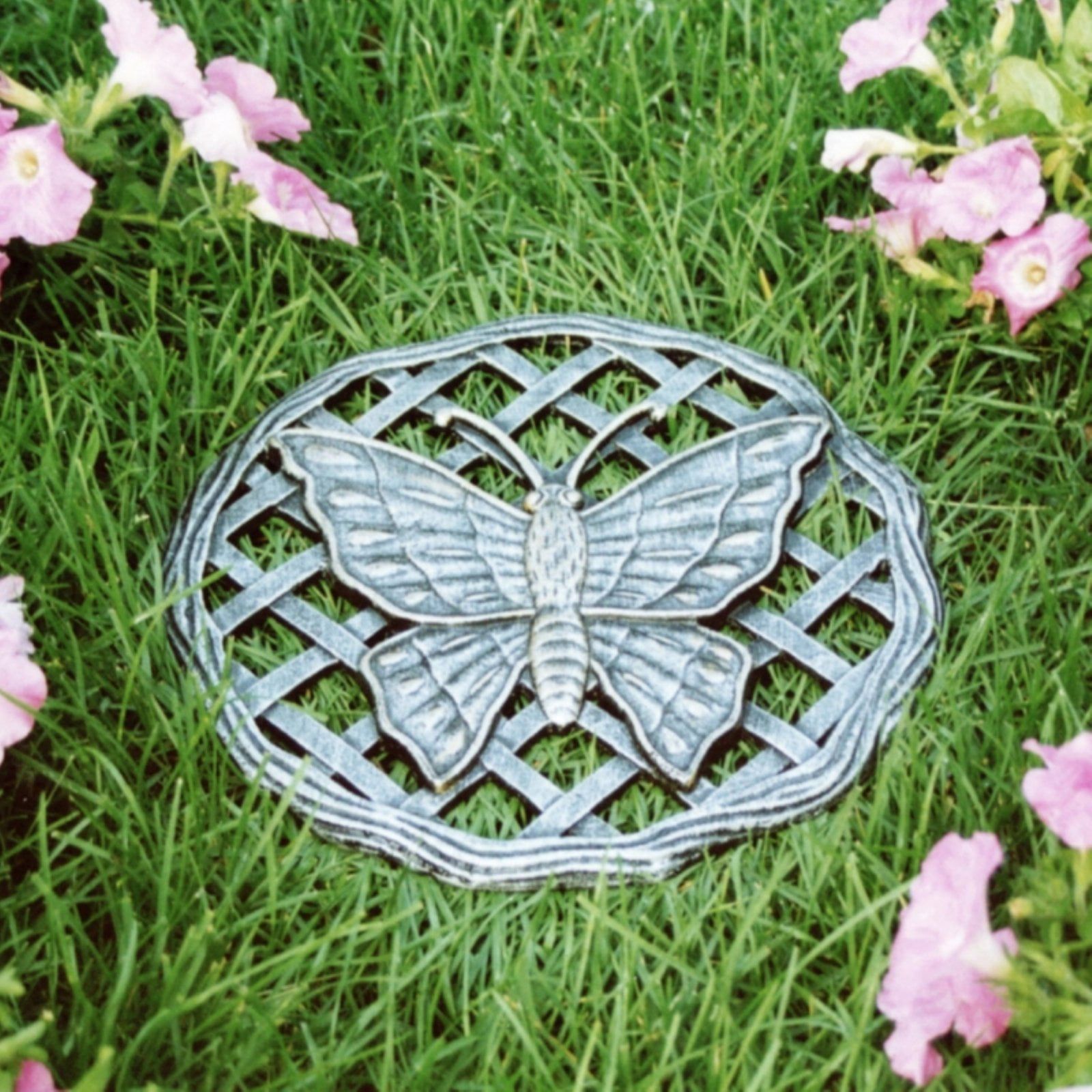 Oakland Living Stepping Stone Butterfly - Cast Aluminum - Walmart.com ... with Unveiling the Allure of Decorative Cast Iron Stepping Stones for Your Garden