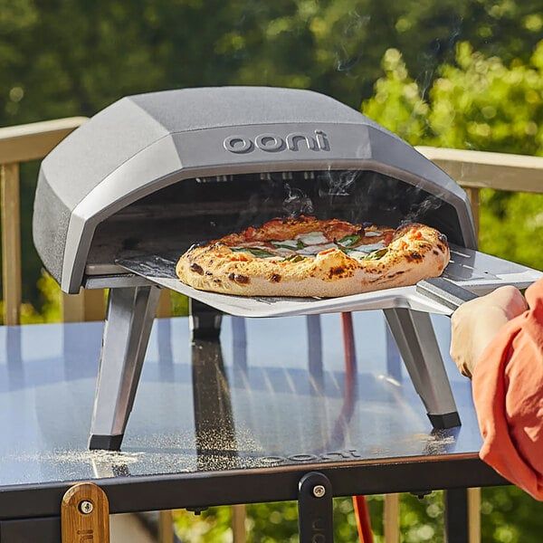 Ooni Uu-P06A00 Koda 12 Portable Liquid Propane Gas-Powered Outdoor Pizza Oven - 13,648 Btu with Outdoor Portable Propane Gas Pizza Oven, Yellow