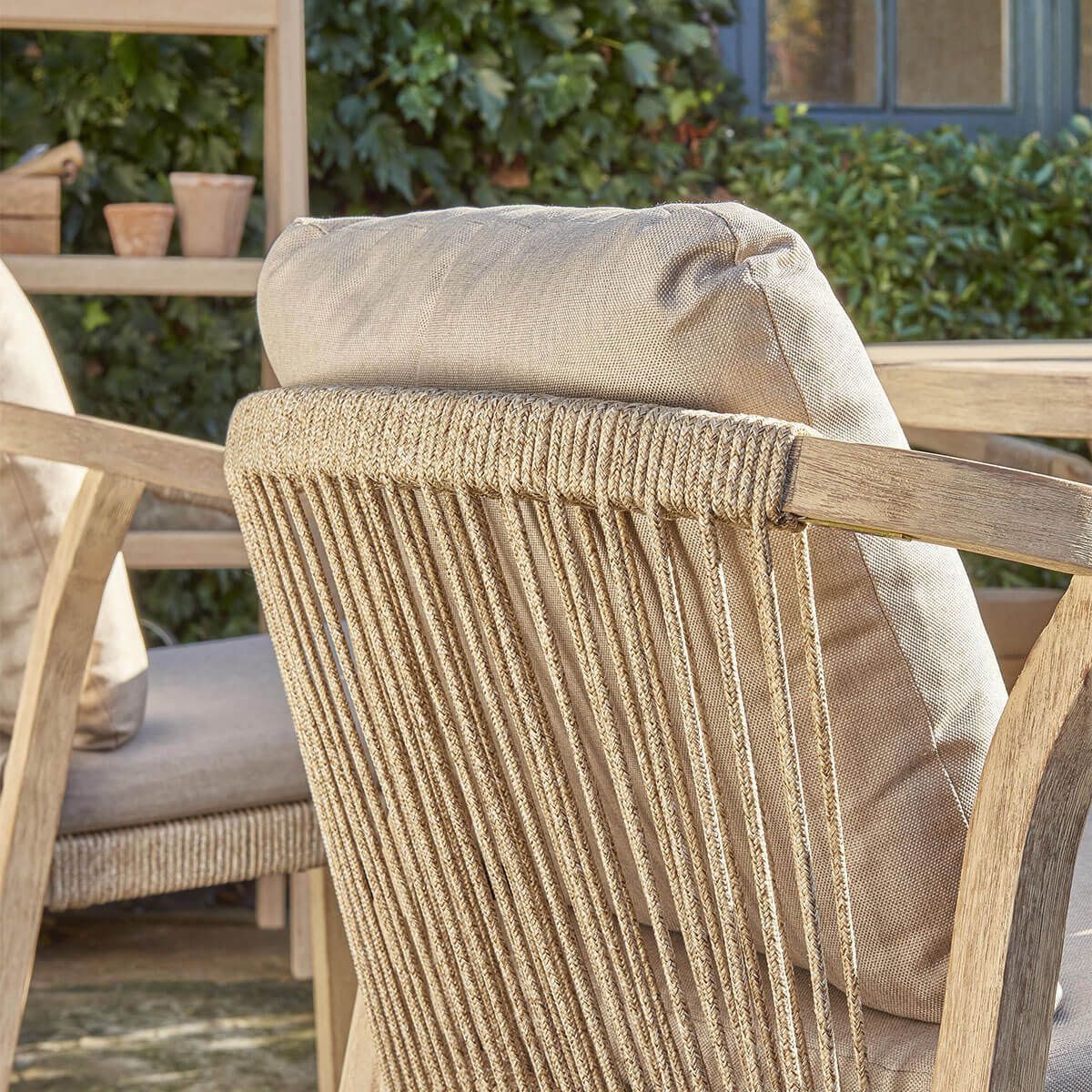 Outdoor Dining Set Rope Chairs At Randy Eubanks Blog throughout Cabrillo Ii Acacia Wood And Rope Outdoor Dining Chair Set Of 2