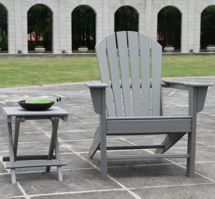 Outdoor Lounge Furniture All-Weather Recycled Plastic Resin Adirondack ... inside Decoding the Durability Secrets of All Weather Recycled Plastic Adirondack Chairs