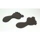 Pair Of Cast Iron Footprint Stepping Stones Antique Finish - Bed Bath ... in Creating a Timeless Garden Path with Pair Of Cast Iron Footprint Stepping Stones