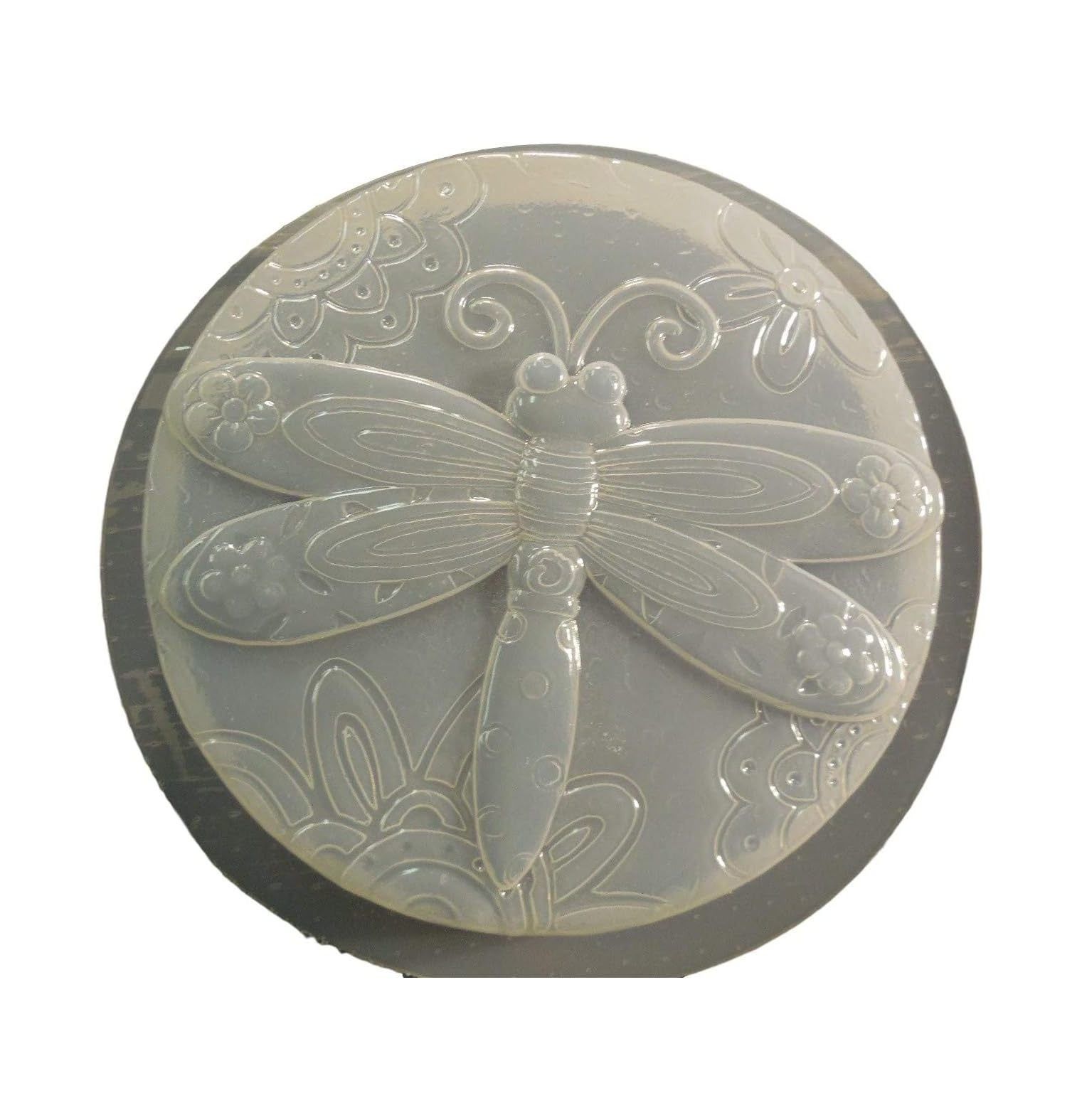Patchwork Dragonfly Stepping Stone Concrete Or Plaster Craft Mold 1320 ... inside Dragon Stepping Stone Mold