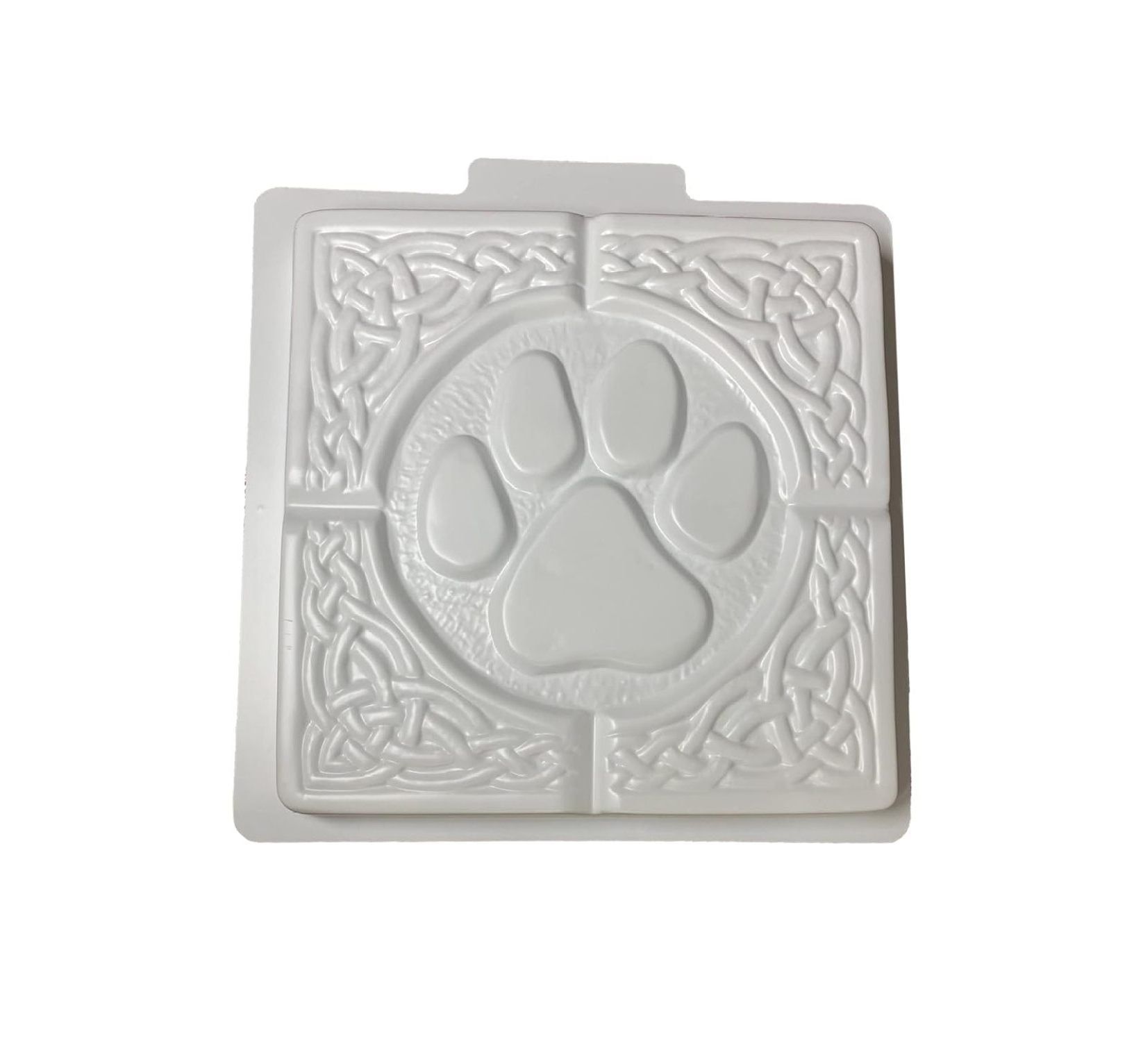 Paw Print Stepping Stone Mold, Concrete Stepping Stone Mold, Garden ... with regard to Pawprint Stepping Stone Mold