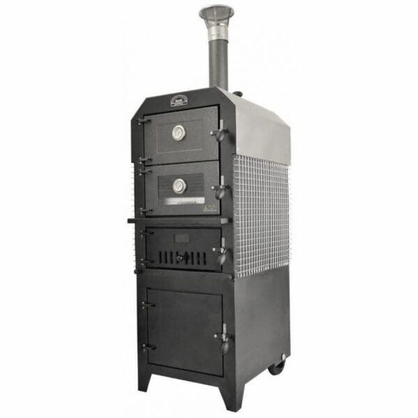 Pizzapro+ Wood-Fired Double Oven &amp; Smoker With Portable Storage Base ... regarding Unlocking the Secrets of Perfect Wood-Fired Pizza with Solé Gourmet Italia