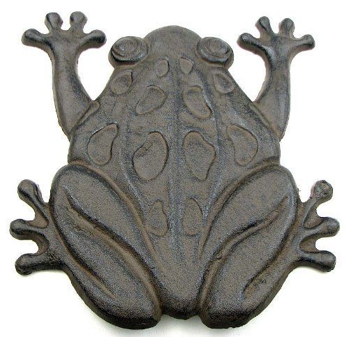 Quality Cast Iron Frog Stepping Stone Home Garden Decor Art Gifts ... with The Enduring Beauty of a Sitting Frog Stepping Stone in Your Garden