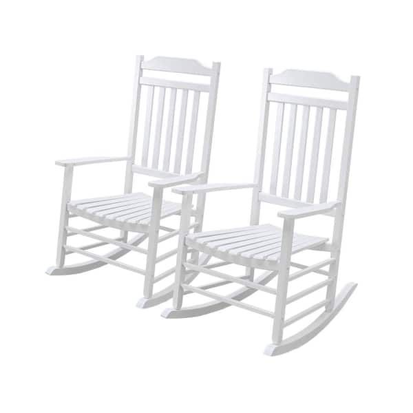 Rocking - Adirondack Chairs - The Home Depot intended for Wood Adirondack Rocking Chair 3 Piece Outdoor Furniture Set