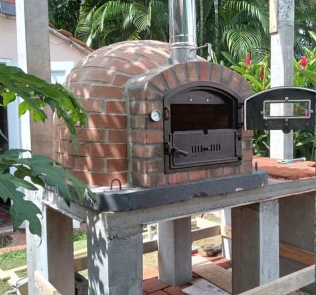 Rustic Lisboa Premium Pizza Oven - Traditional - Outdoor Pizza Ovens - By Authentic Pizza Ovens ... inside Rustic Arch Lisboa Premium Pizza Oven