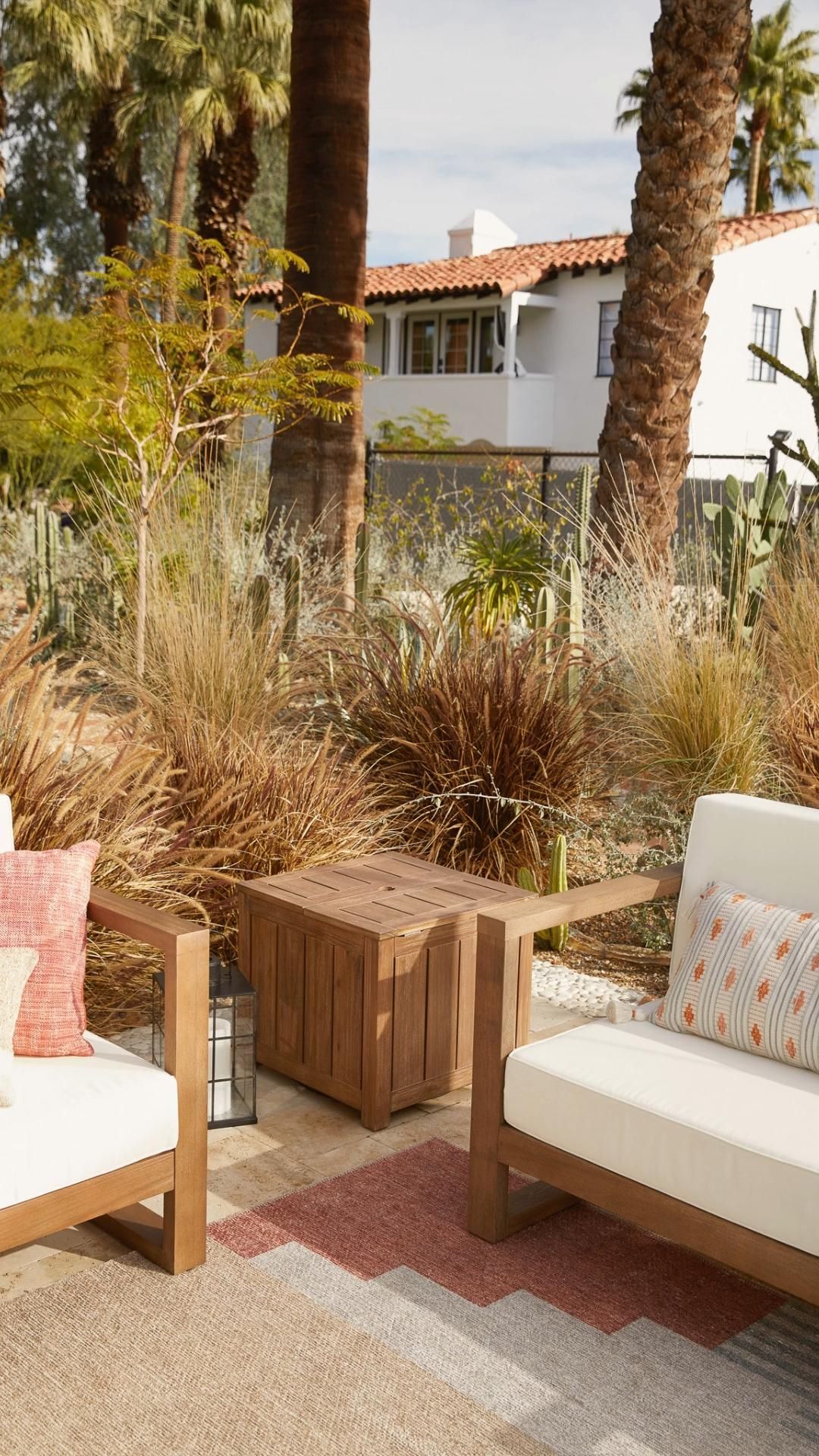 Segovia Light Brown Eucalyptus Outdoor Chow Coffee Table - World Market in Segovia Light Brown Eucalyptus Outdoor Furniture Collection