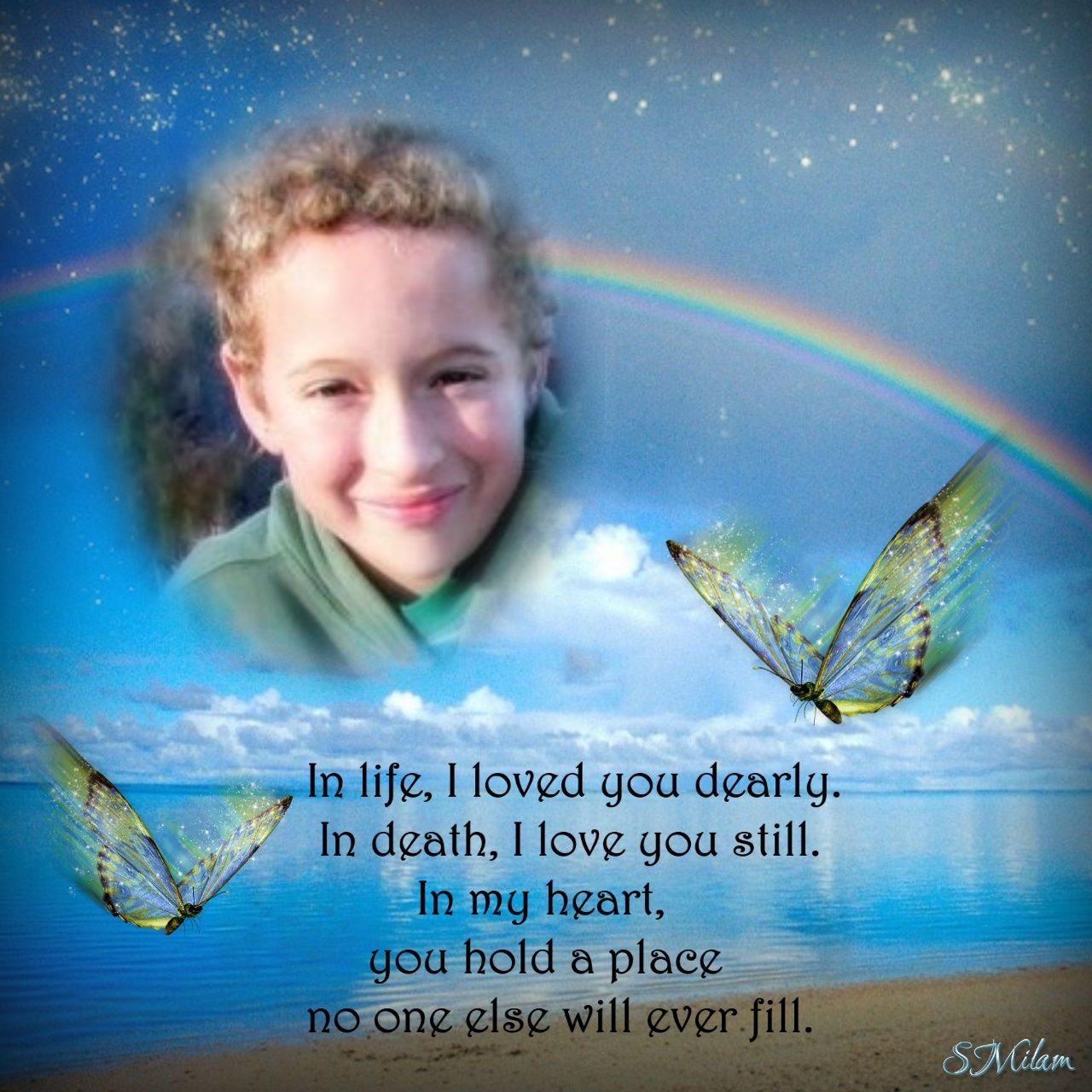 Smilam's In Memory Of... Frames - In Loving Memory 2021 - In Life, I ... with The Symbolic Meaning Behind In Life I Loved You Dearly In Death I Love You Still Stepping Stones