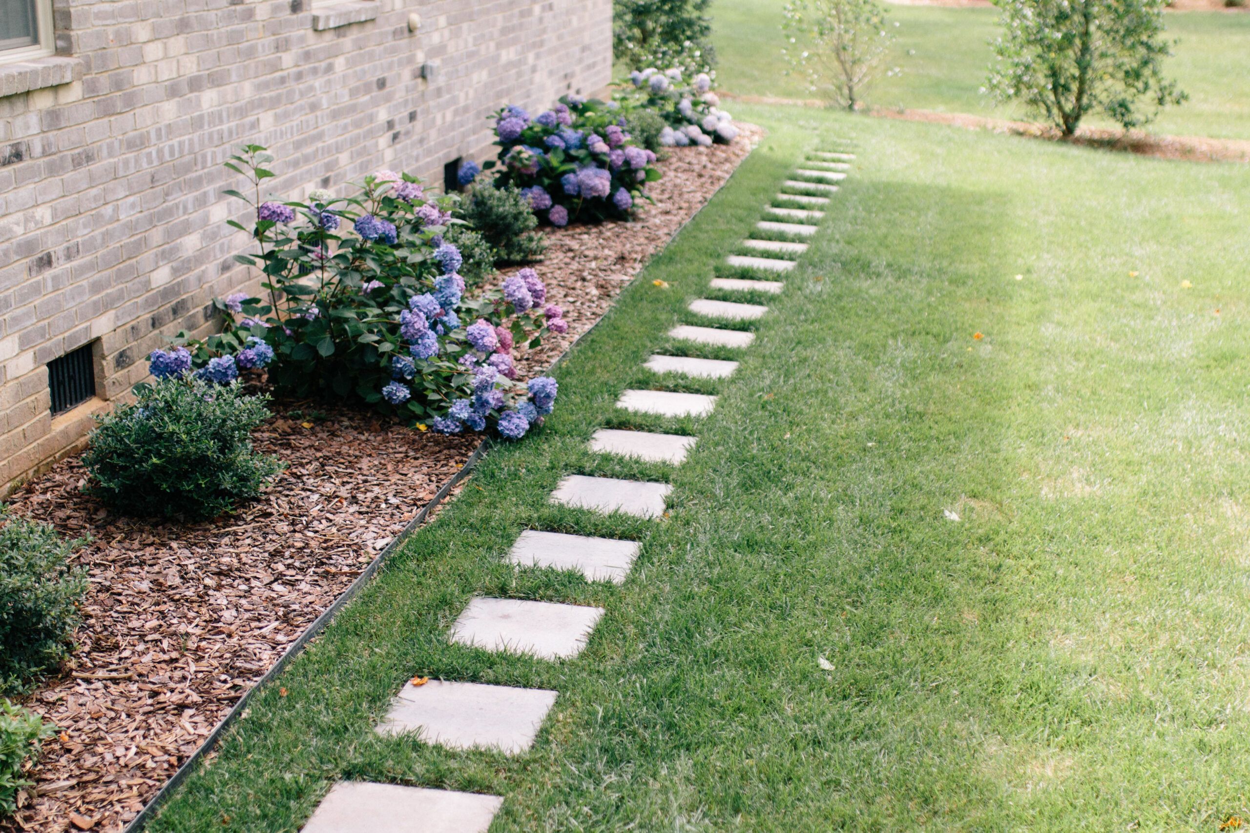 Stepping Stone Garden Path Ideas - Image To U intended for Peace Hope Dream Inspirational Garden Stepping Stone Decorative Wall Art Set