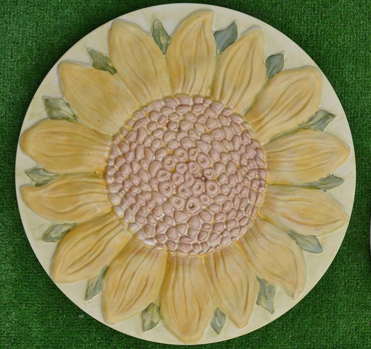 Sunflower Flower Plastic Garden Stepping Stone Casting Mold Path Maker ... with regard to Sunflower Stepping Stone Mold
