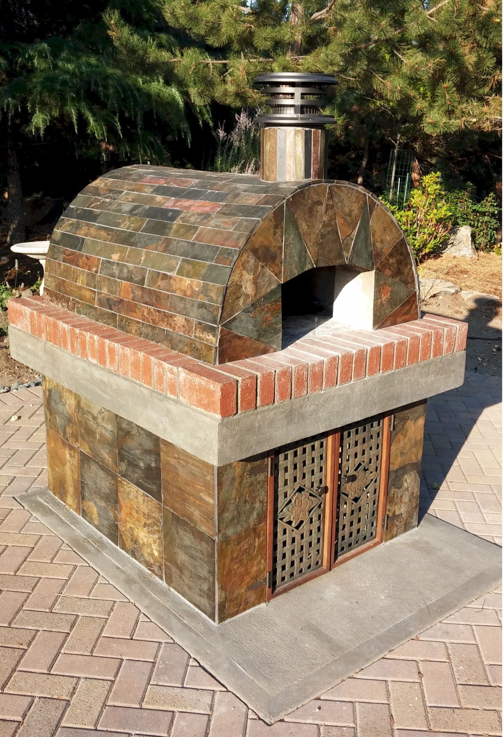 This Beautiful Wood-Fired Pizza Oven Was Built With The Cortile Barile Foam Pizza Oven Kit. What ... throughout 28" Outdoor Wood Burning Pizza Oven