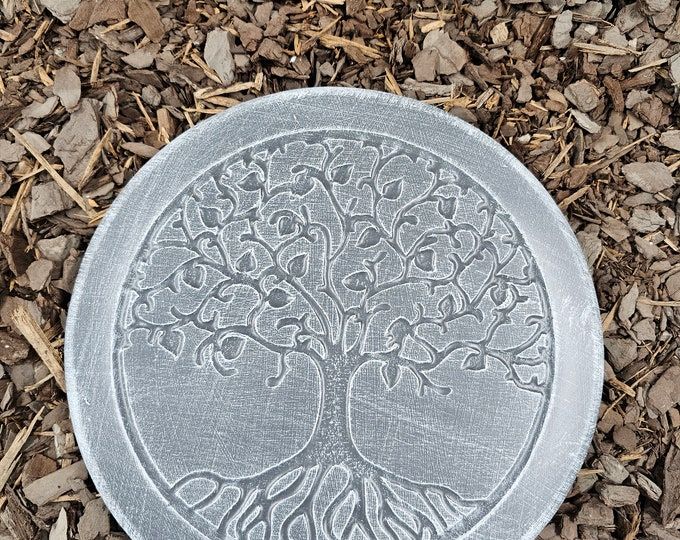 Tree Of Life Stepping Stone - Etsy within Tree Of Life Stepping Stone Mold