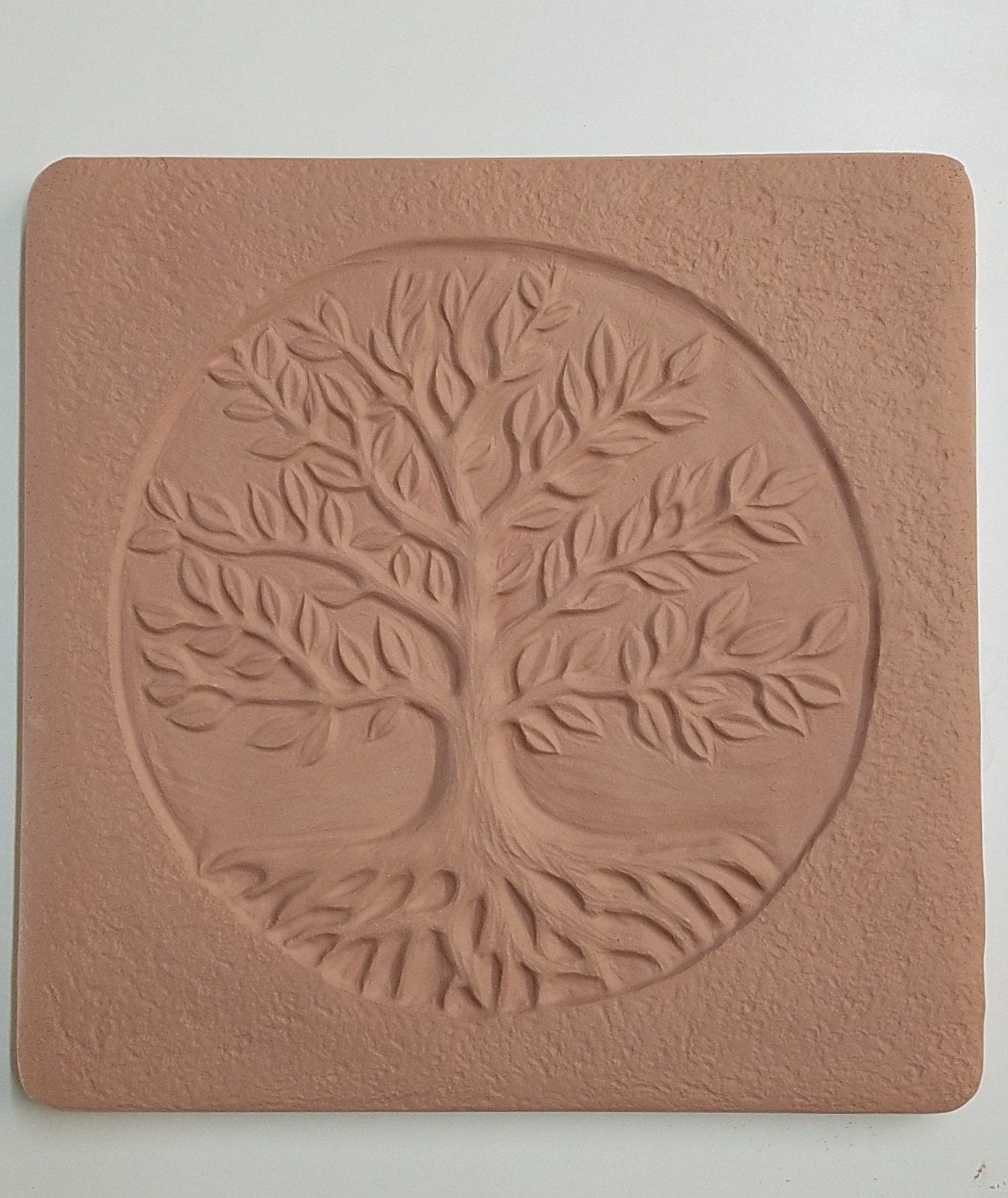 Tree Of Life Stepping Stone Garden Art Landscaping - Etsy throughout From Concrete to Creation The Art of Using Tree of Life Stepping Stone Molds