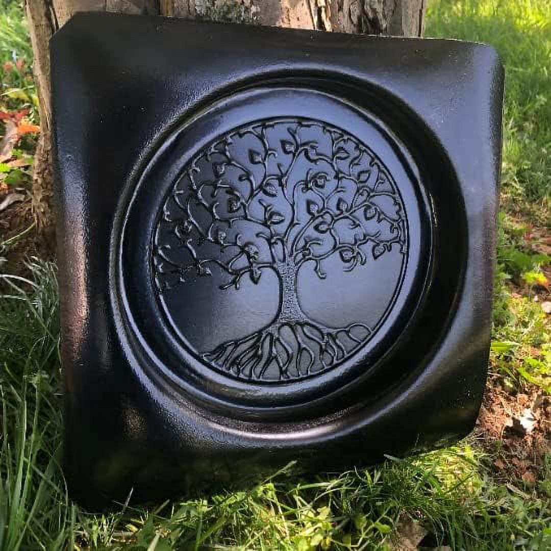 Tree Of Life Stepping Stone Mold, Plastic Mold For Concrete Or Cement ... with From Concrete to Creation The Art of Using Tree of Life Stepping Stone Molds