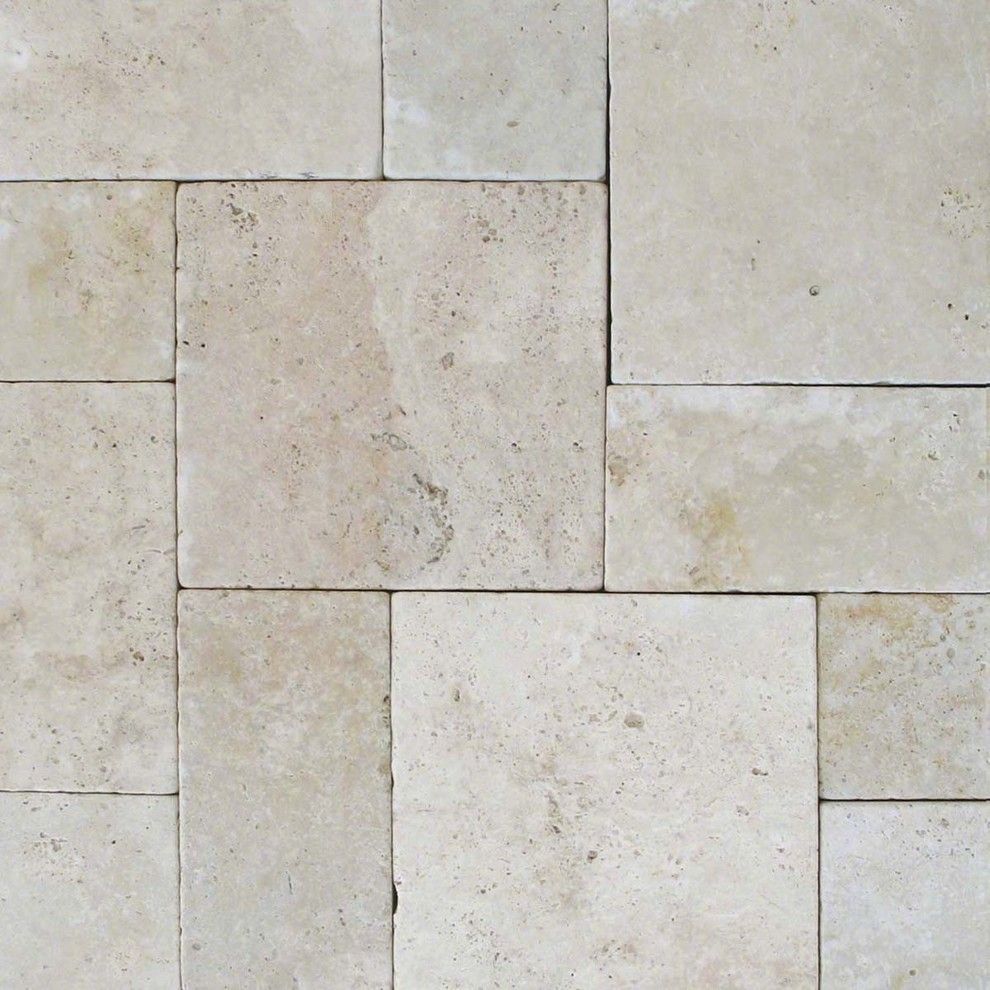 Turkish Tuscany Beige Tumbled Pavers, Tumbled, 24X24, Travertine ... with regard to The Enduring Appeal of Travertine Exploring Texture and Style in Paving