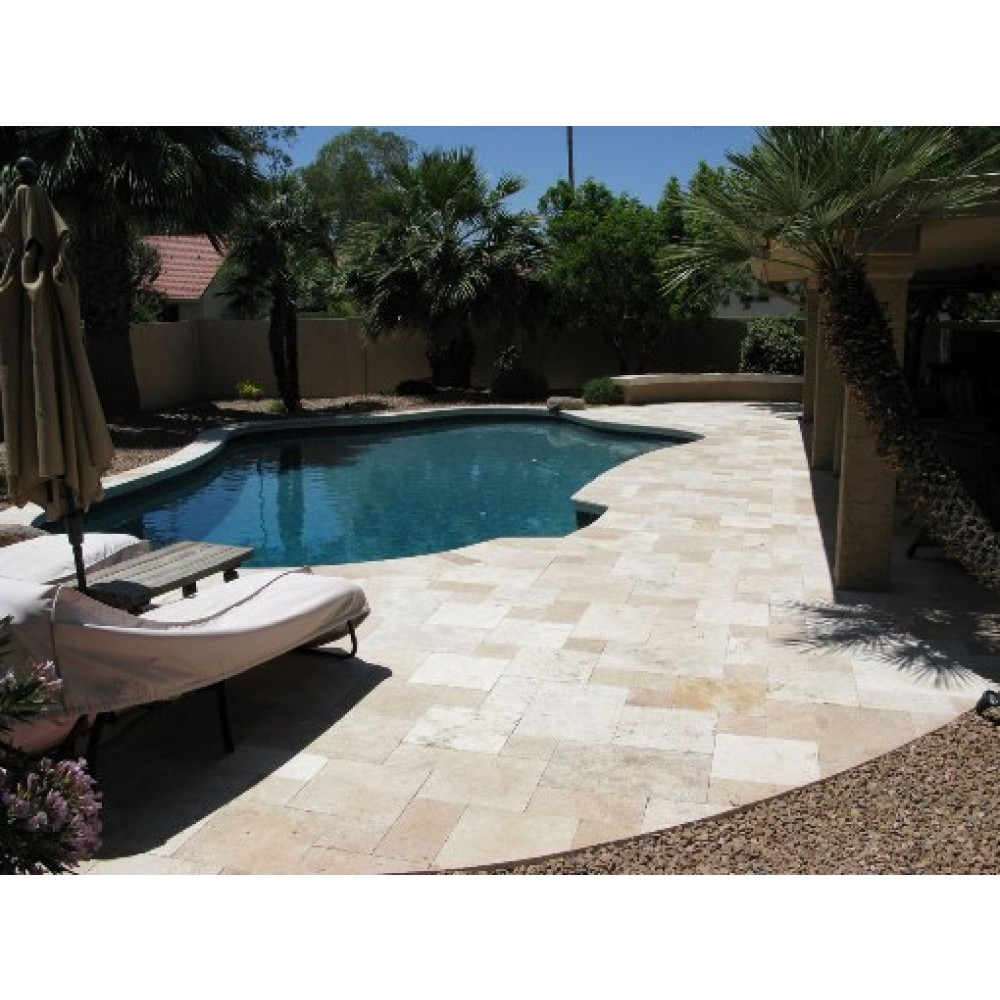 Tuscany Beige 16X24 Honed Unfilled Tumbled Paver In 2021 | Patio Pavers ... throughout Tuscany Beige 16X24 Tumbled Travertine Paver, 60 Sft