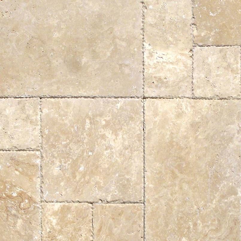 Tuscany Beige Travertine Tile - Msi Surfaces regarding Tuscany Beige 16X16 Tumbled Travertine Paver, 50 Sft