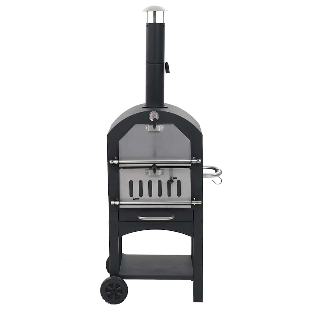 Vidaxl Charcoal Fired Outdoor Pizza Oven With Fireclay Stone | Vidaxl.com in Cleaning and Maintaining Your VidaXL Pizza Oven for Longevity and Flavor