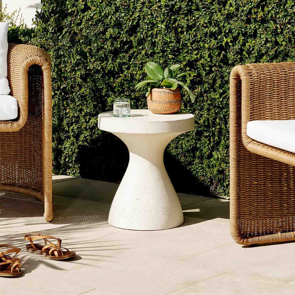 16 Best Natural Style Outdoor Accent Tables - Kelley Nan with regard to