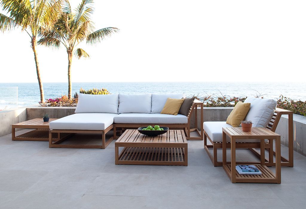 20+ Modern Teak Outdoor Furniture - The Urban Decor intended for Designing with Aged Natural Teak A Guide to Outdoor Style
