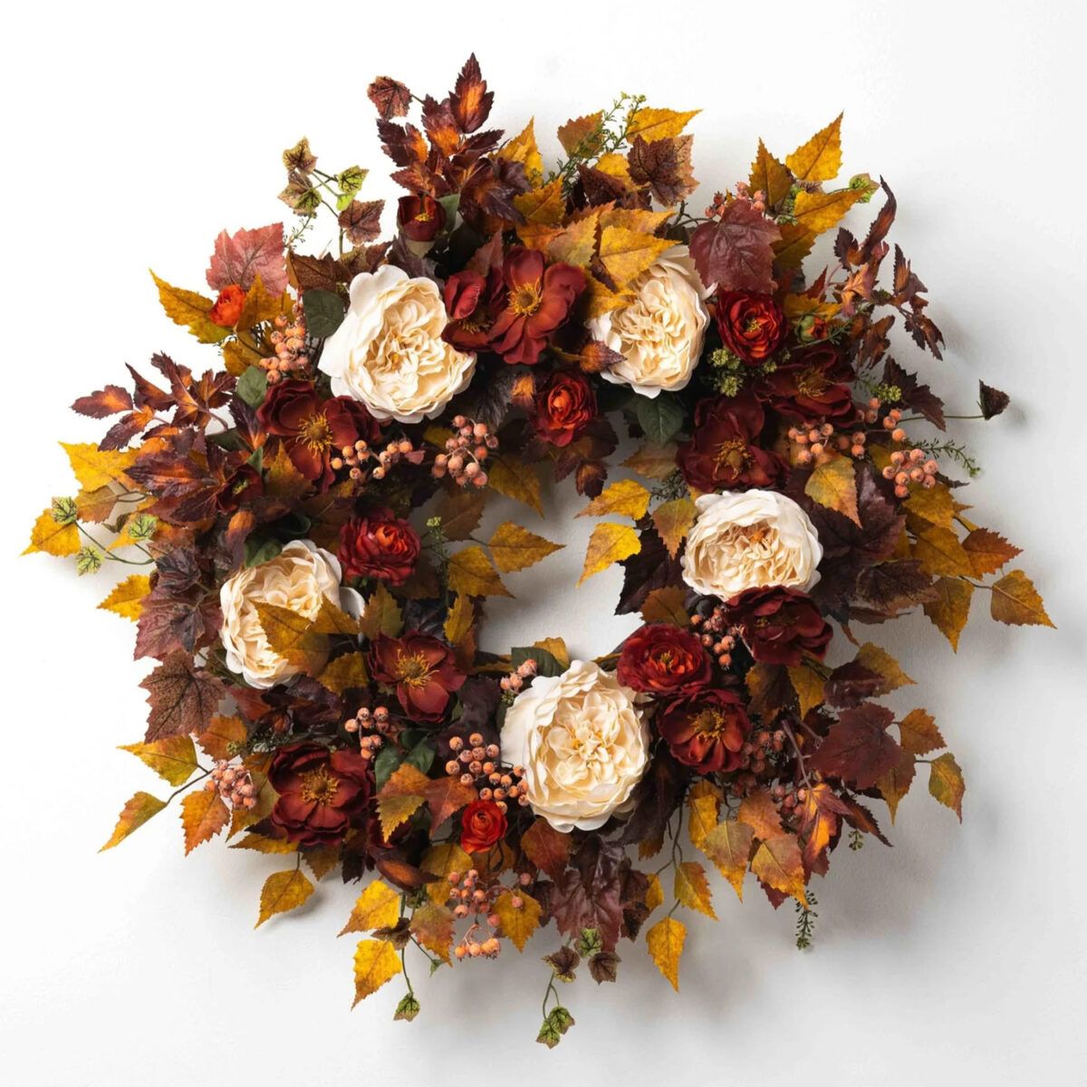 25 Rustic Fall Wreaths For 2025 pertaining to