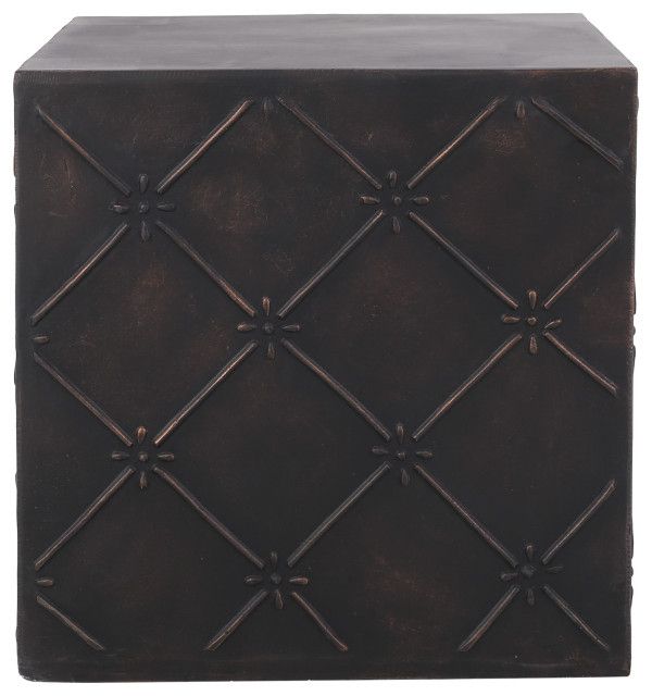 Baxton Outdoor Lightweight Concrete Side Table, 18Wx18Dx18H ... within The Ultimate Guide to Choosing the Right Baxton Concrete Side Table