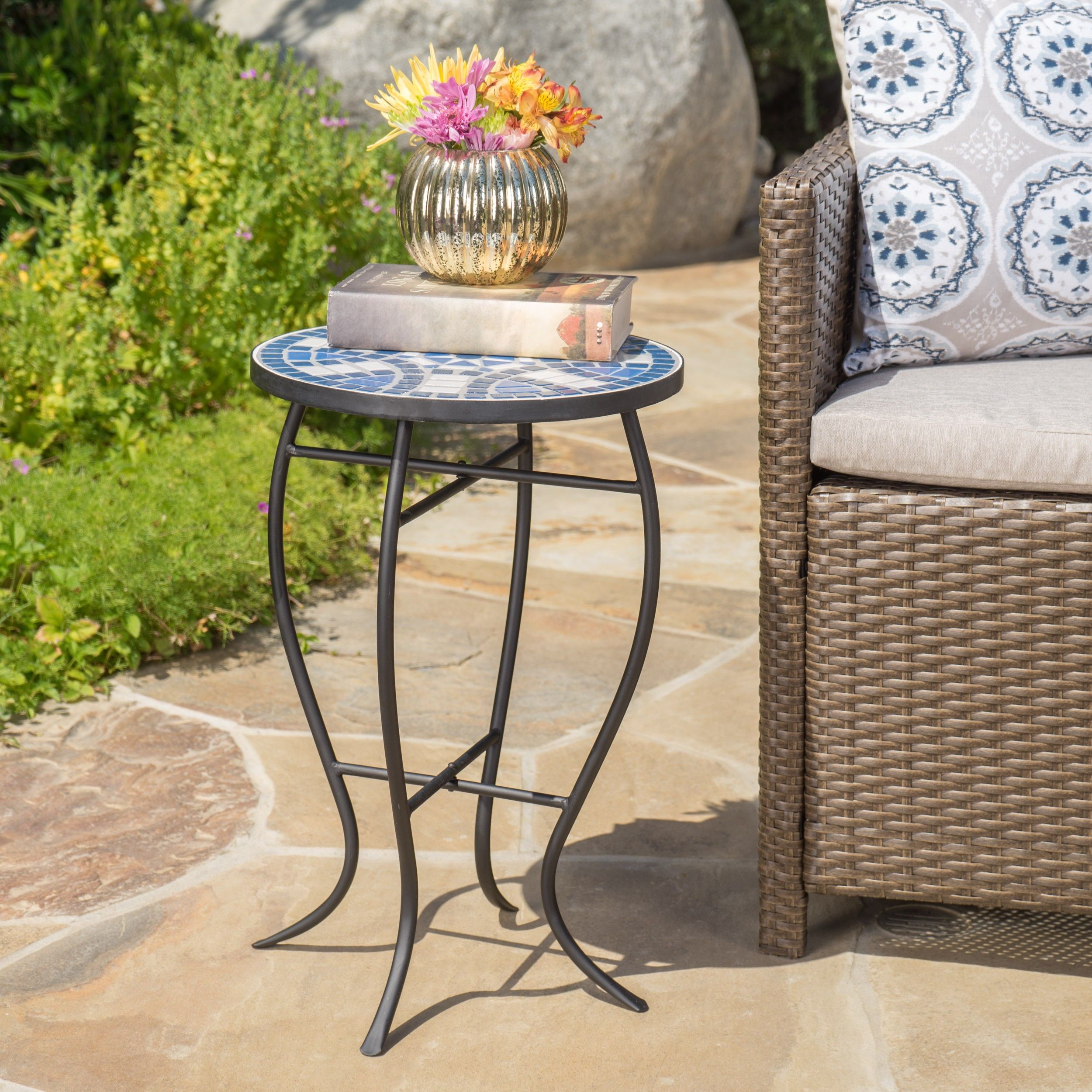 Ceramic Patio Tables - Ideas On Foter pertaining to
