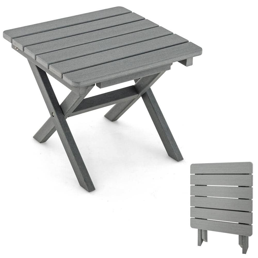 Costway Gray Outdoor Folding Side Table Weather-Resistant Hdpe ... with Troubleshooting Common Issues with Your Costway Outdoor Side Table – A Practical Handbook
