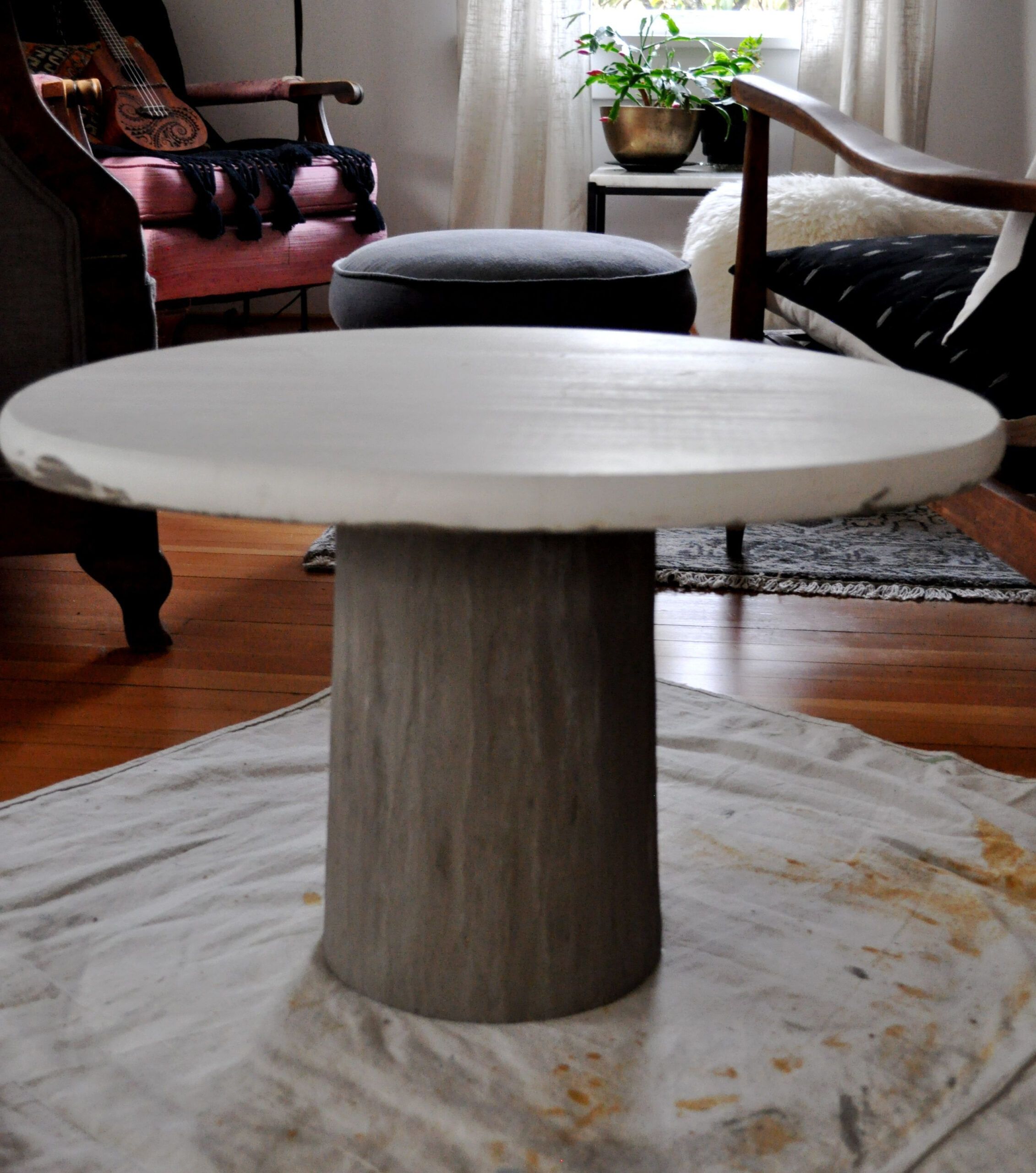 Diy Concrete Table Base - Google Search | Concrete Diy, Pedestal Table ... with Transforming Your Outdoor Area with a Cement Tulip Side Table