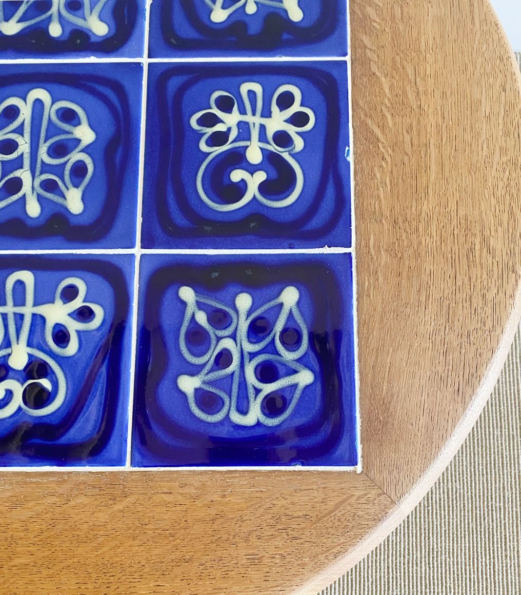 Guillerme Et Chambron Round Tile Top Table - Collections - Eric Appel with