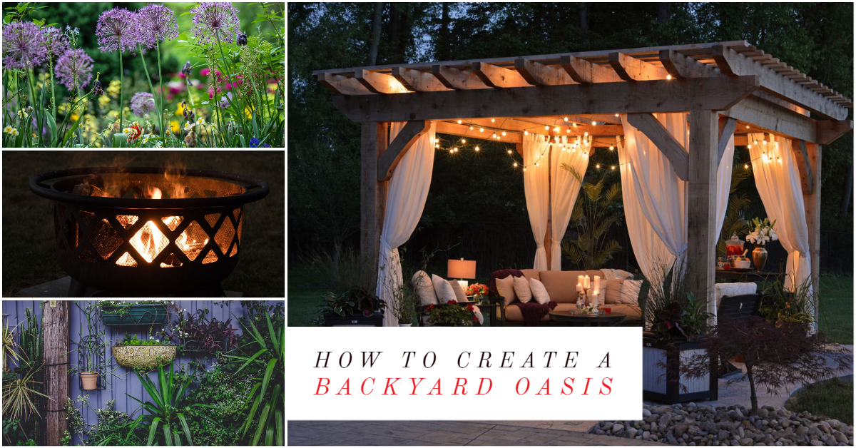 How To Create A Backyard Oasis On A Small Budget - Homie Crea intended for