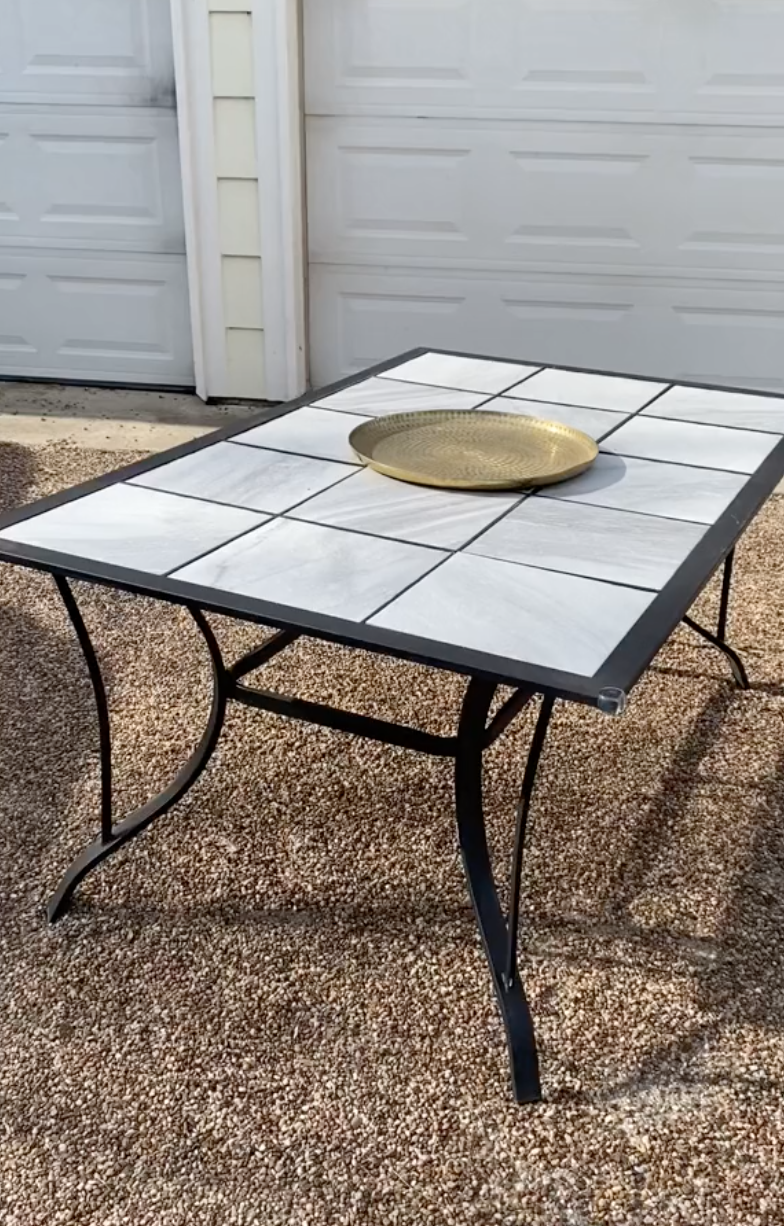 How To Paint Patio Table Tiles At Matthew Alvarez Blog within